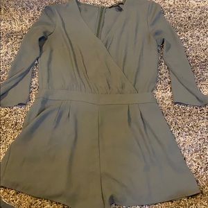 Olive green romper